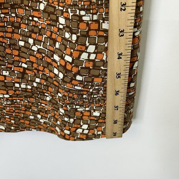 J McLaughlin Catalina Cloth Wrap Dress Womens Size XL Orange Print - Picture 8 of 9